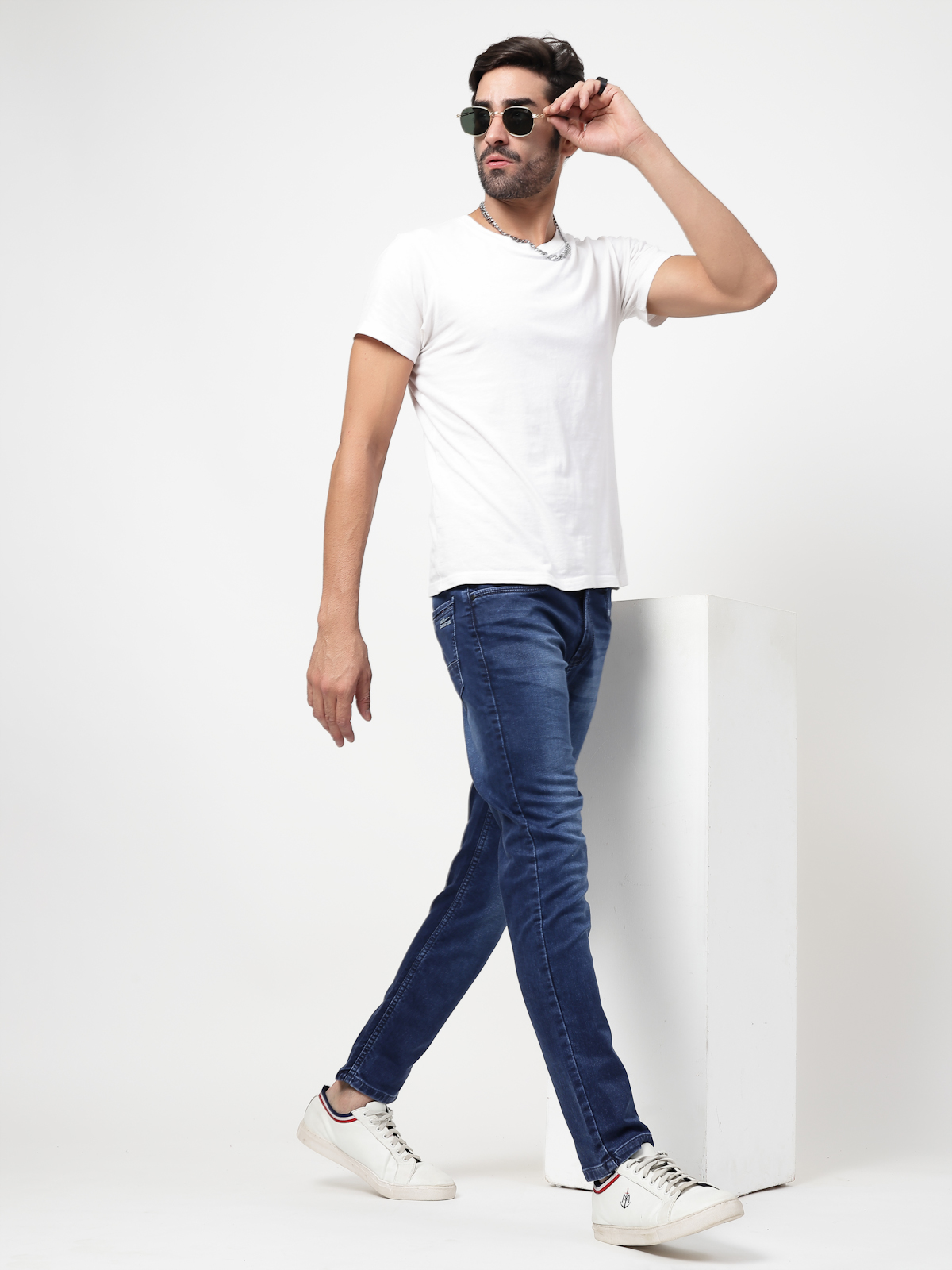 Men's Jeans regular fit dark blue