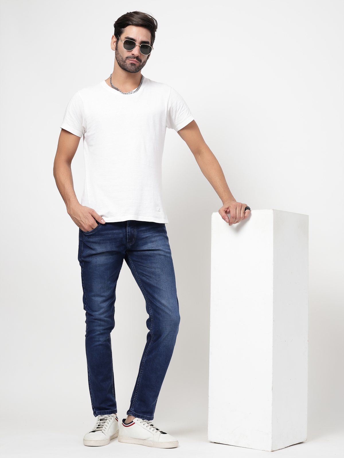 Men's Jeans regular fit dark blue